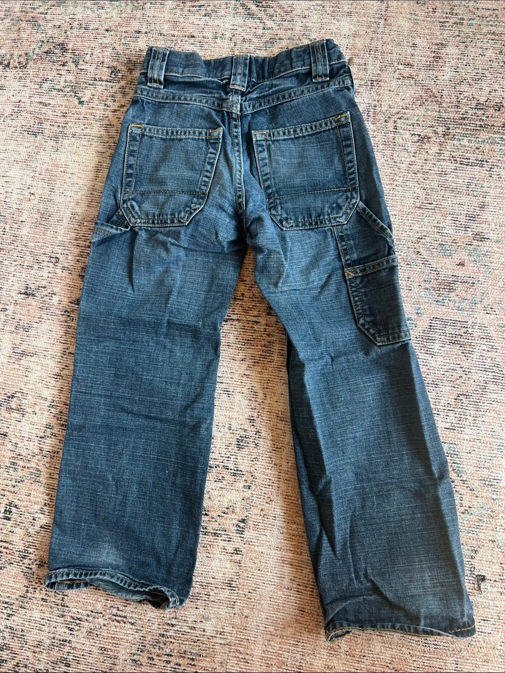 GAP Boys' Dark Blue Straight Carpenter Jeans size 6 Slim